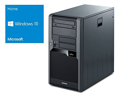 Refurbished Office PC | Fujitsu Esprimo P7936 | Intel Core 2 Duo E7500 @ 2,93 GHz | 4GB DDR3 RAM | 160GB HDD | DVD-Brenner | Windows 10 Home (Zertifiziert und Generalüberholt)
