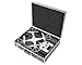 Price comparison product image HMF 18301-02 Carrying Case, Transportation Box with Foam Suitable for X5C, X5SC, X5 Syma Drone, fits up to 5 Batteries, 42,5 x 33,5 x 11,5 cm, Black