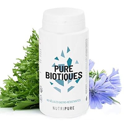 NUTRIPURE Prébiotiques & Probiotiques 10 Mds d'UFC/dose • Renforcement de la Flore Intestinale • Lactobacilles et Bifidobactéries garantis vivants • 60 Gélules Gastro-Résistantes Made in France • NUTRIPURE