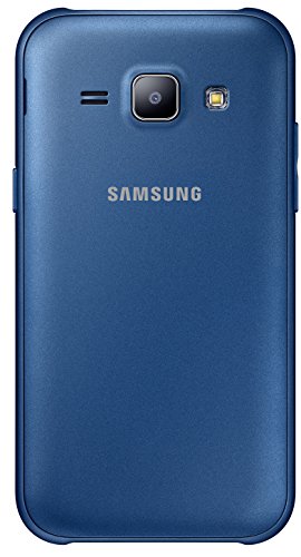 Samsung Galaxy J1 Smartphone (4,3 Zoll (10,9 cm) Touch-Display, 4 GB Speicher, Android 4.4) blau