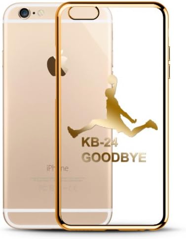 iPhone 6s Case / iPhone 6 Case,Soft Silicone Gel TPU Case / Absorbing Shock Proof and Scratch Proof Bumper Case Cover for Apple iPhone 6s/6 (Gold, KB-24 Goodbye)