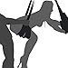 Produktbild Hot Dreams Liebesschaukel für die Decke - extrem flauschige Sexschaukel für Paare (mit Spreizstange, Karabiner, Haken und Spezialfeder) (metallfarbener Rahmen)