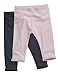 BABYTOWN Baby Girl New 2 Pack Frill Hem Leggings Pants Soft Cotton Warm Toddler