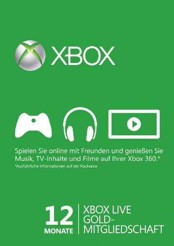 Preisvergleich Produktbild Xbox Live - Gold-Mitgliedschaft 12 Monate
