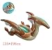 Produktbild DUBAOBAO Kinderschwimmbad Wasser aufblasbare Fahrt, 135 * 198cm mit Griff aufblasbares Bett, aufblasbare Sofa Floating Chair Lounge Chair