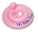 Baby Infant Inflatable Swimming Seat Ring Float PINK ROUND 0-12m