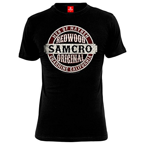 Sons Of Anarchy Samcro Original Camiseta Negro M