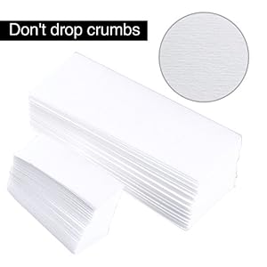 200 Pieces Wax Strips Hair Removal Waxing Strips Facial Body Epilating Strips Non Woven Wax Strip, Small and Large (100… - Image 2