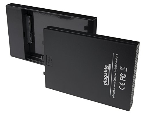 Easy-Transfer USB 3.1 Gen 2 SATA 6,3 cm Tragbare SSD/HDD Gehäuse (Thunderbolt 3 Port Kompatibel, inklusive beiden usb-c & USB 3.0 Kabel, passt 6,3 cm SSDs und Festplatten bis 11 mm) - 4