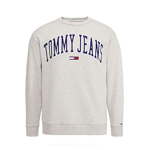 Preisvergleich Produktbild Tommy Jeans Collegiate Logo Women's Grey Sweatshirt DW0DW06050