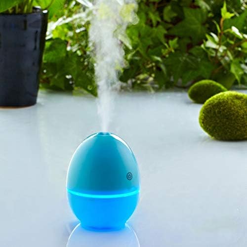 Leezo 200ml Mini Cool Mist Humidifier Ultrasonic USB Portable Egg-shaped Diffuser for Cars Office Desk Home Babies kids Bedroom
