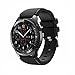 Price comparison product image Samsung Gear S3 BandKCOYO Soft Silicone Strap Replacement Bracelet Strap For Samsung Gear S3 Frontier/Classic 22mm (black)