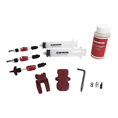 SRAM Entlüftungskit für Hydraulische Scheibenbremsen mit Dot 5.1 Bremsflüssigkeit Bremsen/Bremsanlagen, Schwarz, One Size