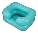 ObboMed HB-3000N Bac à Shampoing Gonflable avec Valve Pratique pour Un Gonflage/Degonflage Facile, pour Personnes Âgées, Personne Alitée - 56 x 46 x 22 cm