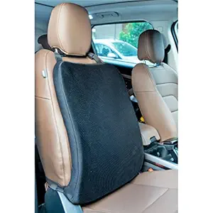 Car Comfort Layer Seat-Back Memory Foam Cushion - Upgrades The Comfort Level - Adjustable for All Types of Cars