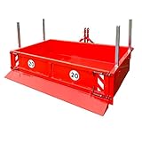 Höhe: 40 cm (100 cm mit Steck-Rungen 40 x 40 mm)