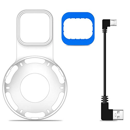 Preisvergleich Produktbild Kompakte Größe einstellbare Steckdose Wandhalterung Kleiderbügel Halter Ständer Halterung geeignet für Amazon Echo Dot 2. Generation