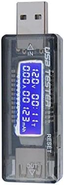 iFun4U USB Voltage Charger Doctor Current Amp Capacity Power Meter Tester Multimeter Detector Monitor with Digital LCD Display for Mobile Phone, Macbook, Laptop
