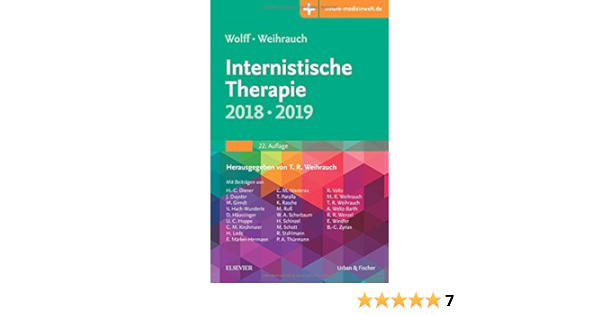Internistische Therapie 2018 2019 Mit Zugang Zur Medizinwelt Amazon De Weihrauch Thomas R Bucher