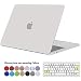Produktbild TECOOL MacBook Pro 15 Hülle 2019/2018/ 2017/2016 Case, Plastik Hartschale Schutzhülle Cover mit Transparent EU Tastaturschutz für Apple MacBook Pro 15 Zoll mit Touch Bar Modell: A1990/ A1707 -Klar