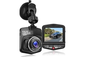 Kawer Upgraded Dash Cam Car Camera, 1080P FHD Car DVR Dashboard Camera Video Recorder with Night Vision, G-sensor, Seamless Loop Recording, Motion Detection and Parking Monitor