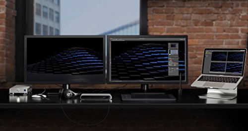 Elgato Thunderbolt 3 Dock inkl. 50 cm Thunderbolt-3-Kabel, 40Gb/s, lädt MacBook Pro mit bis zu 85 Watt auf, Unterstützung für zwei 4K-Monitore, 2x Thunderbolt 3 (USB-C), 3x USB 3.0, separate Tonein-/Ausgänge, Gigabit Ethernet, Aluminumgehäuse, für Mac - 7
