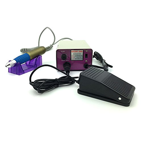 Betterhill Nagelfräser Profi Maniküre und Pediküre Set Fräser für Gelnägel Nagelset Elektrisch 36 Bits + 56 Schleifhülsen EU Stecker - 5