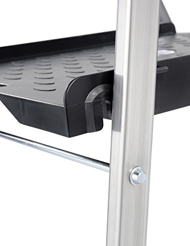 Sicherheitsleiter mit Plattform, 3-stufig - 2