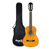 Strong Wind Débutant Guitare Guitare Classique Guitare Acoustique 30 Pouces 6 Cordes Nylon Guitare Débutant Kit pour Étudiants Enfants Adulte (1/2 Taille）