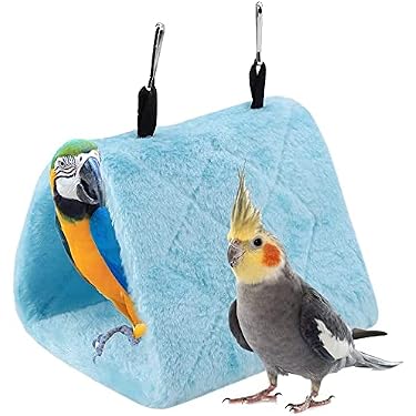 Vogel-Hängematte & Zelt - Gemütliches Schlaf- Und Spielnest Für Papageien, Sittiche & Kleintiere