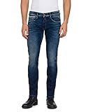 replay jeans damen boyfriend  Replay Herren RONAS Slim Jeans, Blau (Mid Blue Denim 9), W32/L34