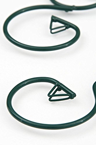 CLP Pflanzen Metall-Rankgitter TRIENT, Größe: 105 x 45 cm, Stabstärke 1 cm grün - 4