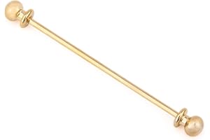 Wynameleri Multi-Pcs Tieclips Set for Men Tie Bar Clip Set for Regular Ties Necktie Wedding Business Clips with Box, Father's Day pre-sent, Silver Tie Bar & Gold Tie Clip for Men