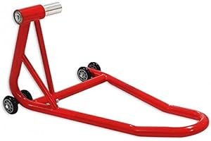 Cruizer - Cavalletto monobraccio posteriore rosso per moto Ducati Monster 1100 Evo S2R S4R S2RS S4RS Hypermotard 821 796, perno di sollevamento 21,7/25,5 mm