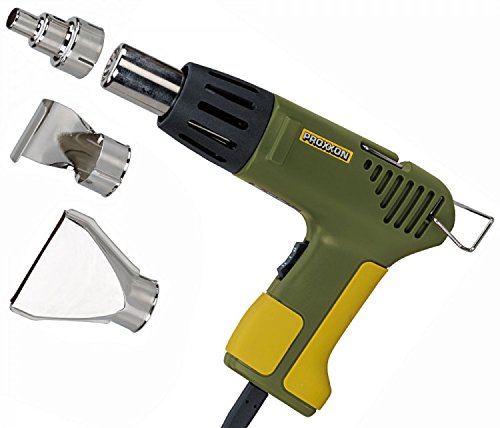 Proxxon 27130 MICRO-Heißluftpistole MH 550 mit 3 Zusatzdüsen