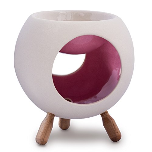Sabai Scent Keramik Duftlampe rund (Duftlicht) – rose - 2