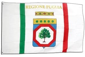 Digni Drapeau Italie Pouilles - 90 x 150 cm Sticker Gratuit