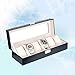 Produktbild xMxDESiZ Valentine's Day 6 Grid Slots Wood Watch Schmuck Display Case Organizer Schmuck Storage