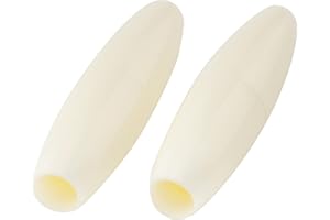 Musiclily Pro Dimensioni Pollici Tappo Manopola Stratocaster Tremolo Arm Tips per Leva Ponte Tremolo USA/Mexico Tipo Strat,Aged White (Set di 2)