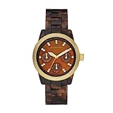 Michaël Kors Damen-Armbanduhr Analog Plastik braun MK5399