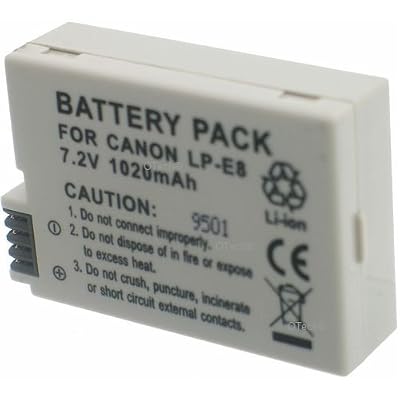 Otech Batterie compatible pour CANON EOS 700D