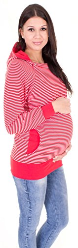 Milchshake Women's Maternity Hoodie -  Red - X-Large