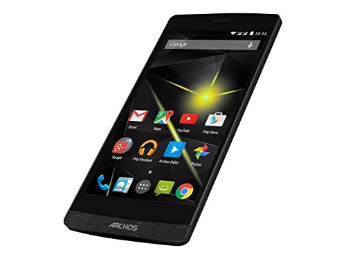 Archos 50 Diamond Smartphone d  bloqu   4G  Ecran   5 pouces - 16 Go - Double SIM - Android 4 4  Noir