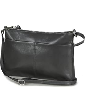 Taschenloft kleine Umhängetasche Damen Abendtasche aus Leder (25 x 17 x 2 cm)