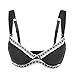 La Isla Women's Cotton Soft Cup Underwire Maternity Nursing Bra Black 38D