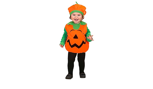 Amakando Kurbis Kostum Halloween Kinderkostum 90 104 Cm Trick Or Treat Babykostum Pumpkin Halloweenkostum Susses Kurbiskostum Faschingskostum Kurbiskopf Amazon De Spielzeug