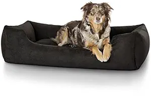 slatters be royal store Rectangular Shape Reversable Dual Brown Color Ultra Soft Ethnic Designer Velvet Bed for Dog/Cat (Export Quality) Size : Medium