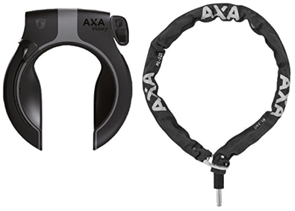 AXA Defender Victory Rahmenschloss + Einsteckkette 1, 00 m