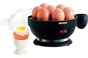 ‎SENCOR SENCOR SEG 710BP, Eierkocher Abschaltautomatik 7 Eier gleichzeitig