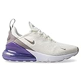  Nike Damen W Air Max 270 Leichtathletikschuhe, Mehrfarbig (Sail/Pumice/Space Purple/White 000), 42 EU